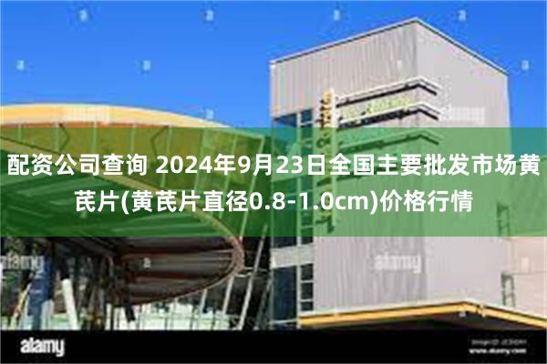 配资公司查询 2024年9月23日全国主要批发市场黄芪片(黄芪片直径0.8-1.0cm)价格行情